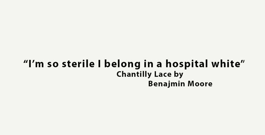 Chantilly Lace Benjamin Moore