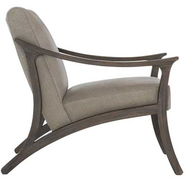 modern wood chair with curves